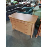 COMMODE BOIS CLAIR 4 TIROIRS 