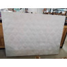 SOMMIER TAPISSER COUTIL BLANC 140X190 