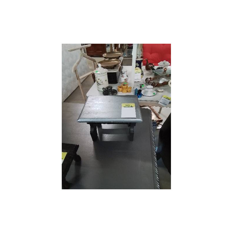 PORTE PLANTE RECTANGULAIRE BOIS GRIS 