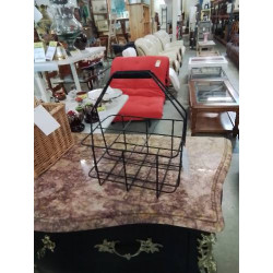 PORTE BOUTEILLES MÉTAL NOIR