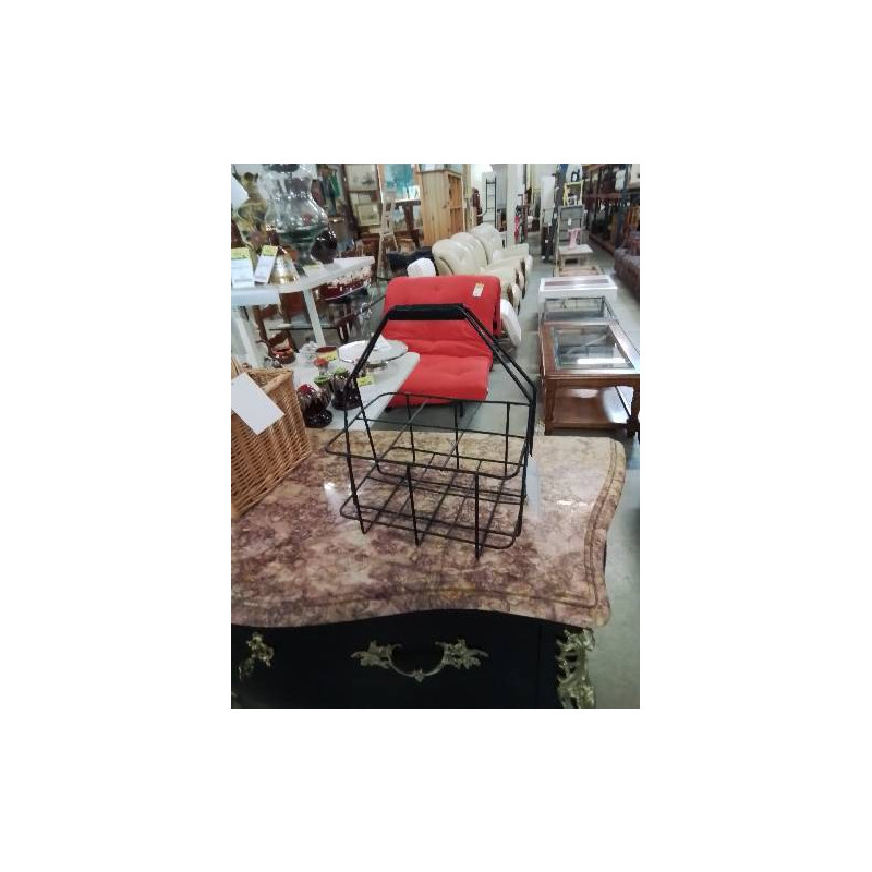 PORTE BOUTEILLES MÉTAL NOIR