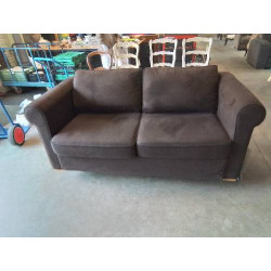 CANAPÉ TISSU CHOCOLAT 