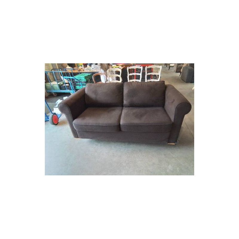 CANAPÉ TISSU CHOCOLAT 