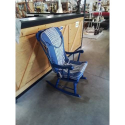 ROCKING CHAIR BOIS PEINT...