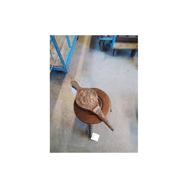 SOUFFLET DE CHEMINÉE BOIS ET CUIVRE AU MARIN