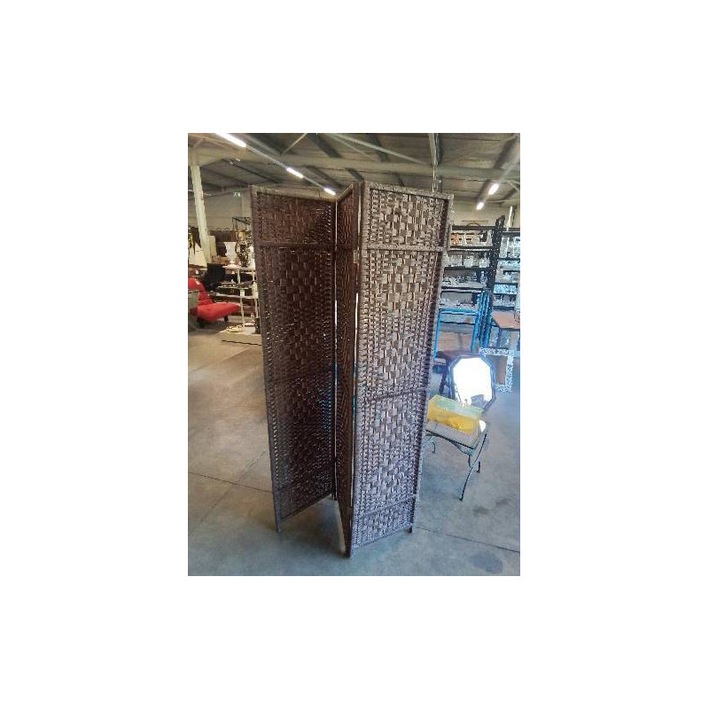 PARAVENT 3 FEUILLES VANNERIE