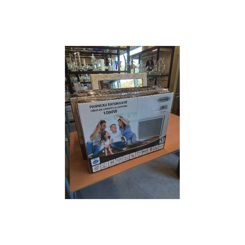 PANNEAU RAYONNANT COEUR DE CHAUFFE ALUMINIUM CARRERA 1000W