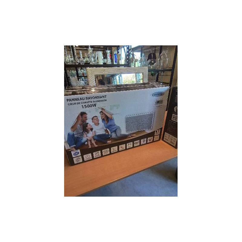 PANNEAU RAYONNANTNCOEUR DE CHAUFFE ALUMINIUM 1500W CARRERA