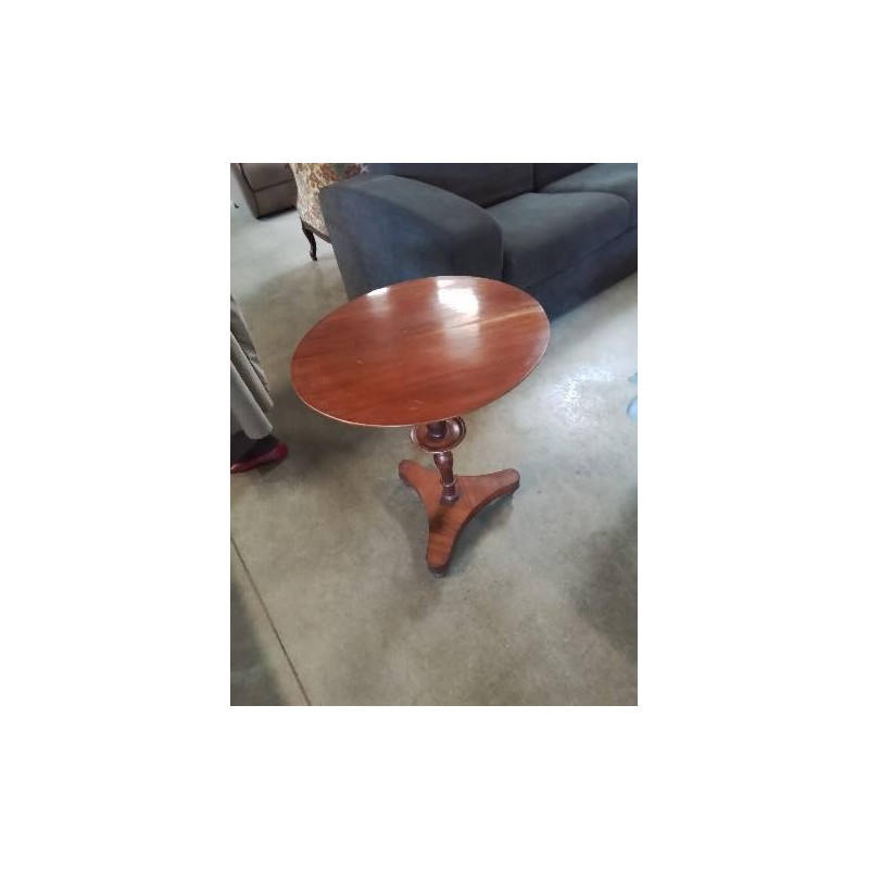 GUERIDON ROND ACAJOU EMPIRE