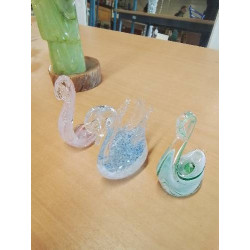 CYGNE VERRE SOUFFLÉ 