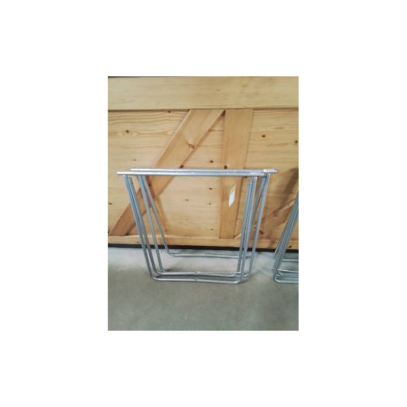 PAIRE DE TRÉTEAUX MÉTAL 