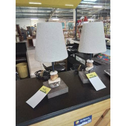 LAMPE BOIS FLOTTÉ ET MÉTAL...