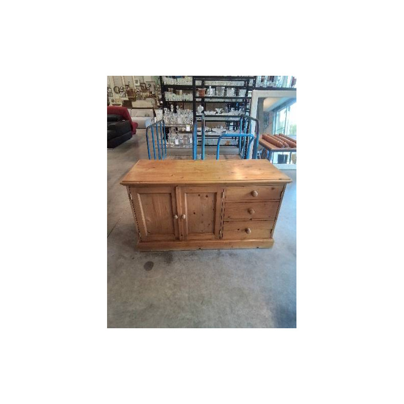BUFFET PIN MASSIF INTERIOR S 3 PORTES