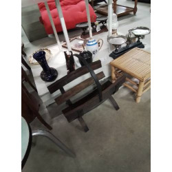 PORTE BÛCHES BOIS CERCLÉ...