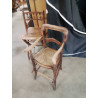 CHAISE HAUTE ENFANT BOIS ASSISE CANNÉE FIN XIXE