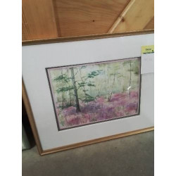 AQUARELLE FORÊT COLETTE...