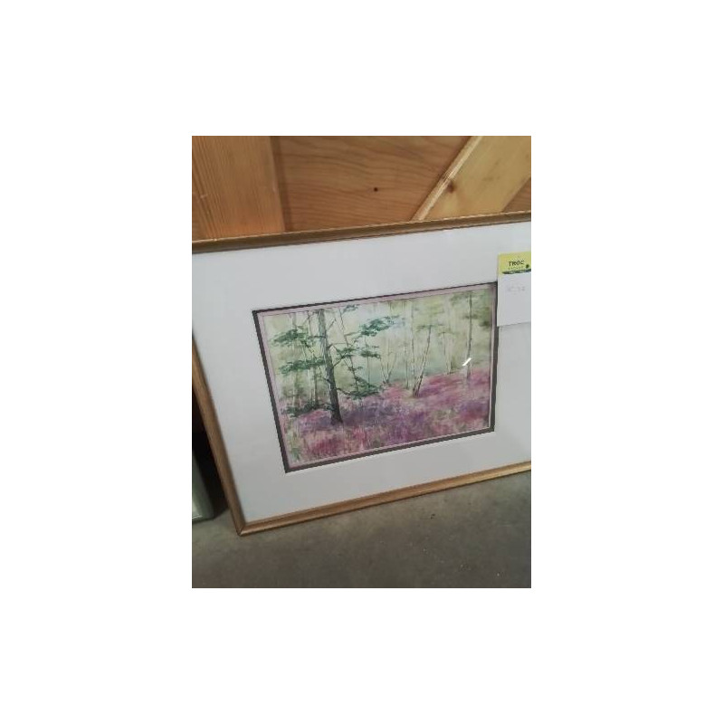 AQUARELLE FORÊT COLETTE PRUDHOMME 