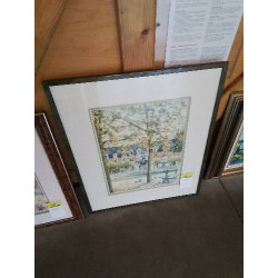 AQUARELLE FONTAINE COLETTE...