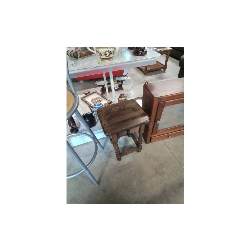 CONSOLE A COLONNES PIEDS BALUSTRE 1 TIROIR STYLE RÉGENCE 