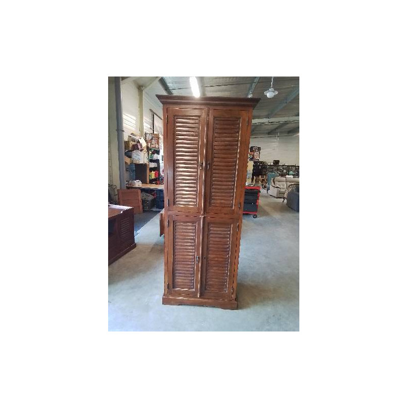 BUFFET HAUT BOIS EXOTIQUE 4 PORTES AJOURÉES MAISON DU MONDE