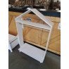 PORTANT MAISONNETTE ENFANT BOIS BLANC 