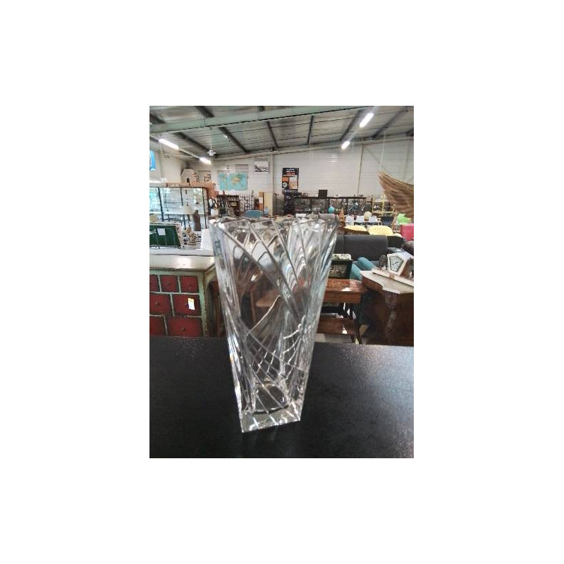 VASE CRISTAL DE BOHÊME JIHLAVSKE SKLARNY 24.5