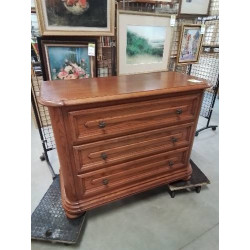 COMMODE BOIS CLAIR MOULURÉ...