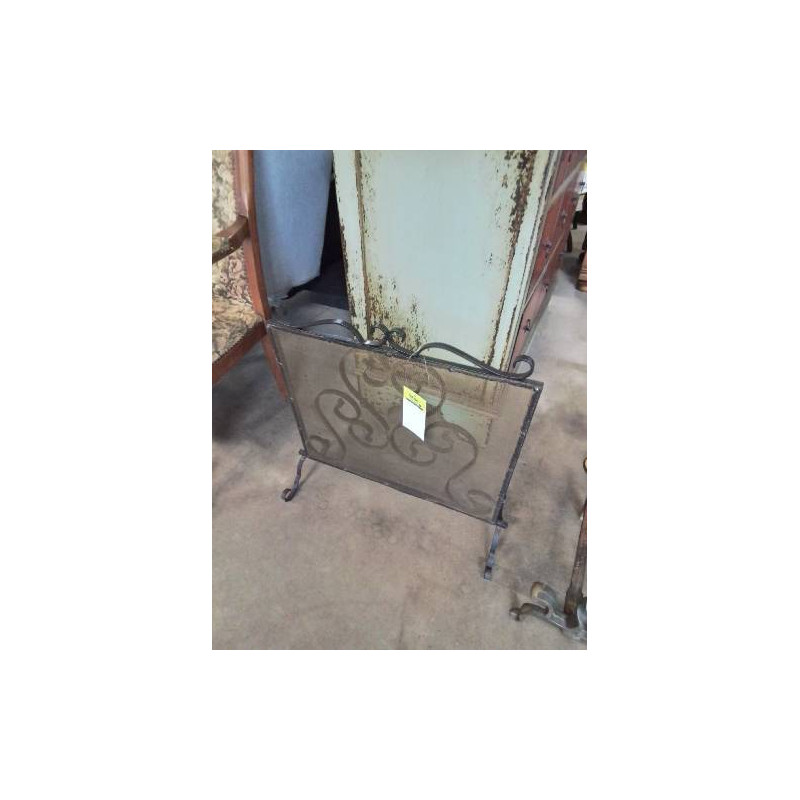 PARE FEU DE CHEMINÉE FER FORGÉ 