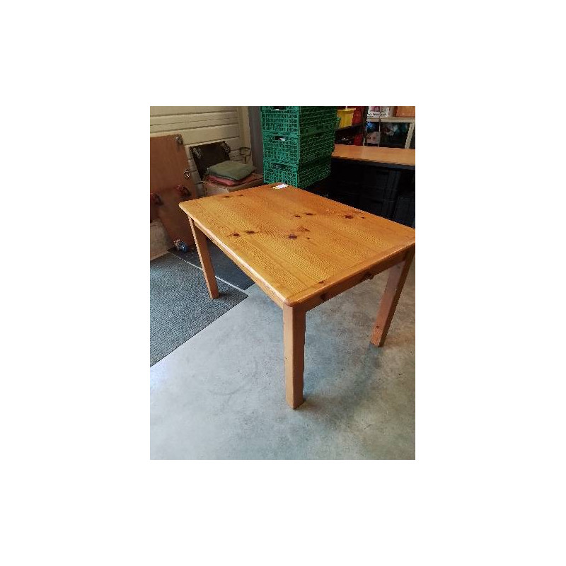 TABLE RECTANGULAIRE PIN 2 TIROIRS 118X79X75CM