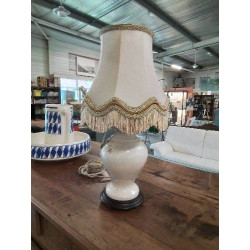 LAMPE CÉRAMIQUE ECRU A...