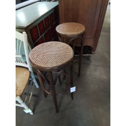 PAIRE DE TABOURETS DE BAR...