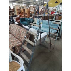 ESCABEAU MÉTAL BLEU A...