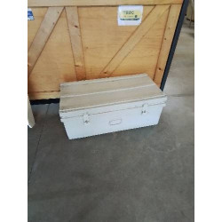 CANTINE MÉTALLIQUE PEINT ECRU