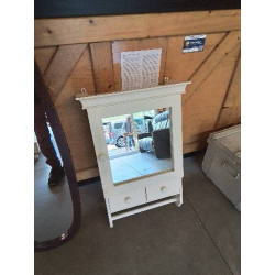 VITRINE MURALE BOIS ECRU 1...