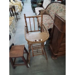CHAISE HAUTE BEBE BOIS...