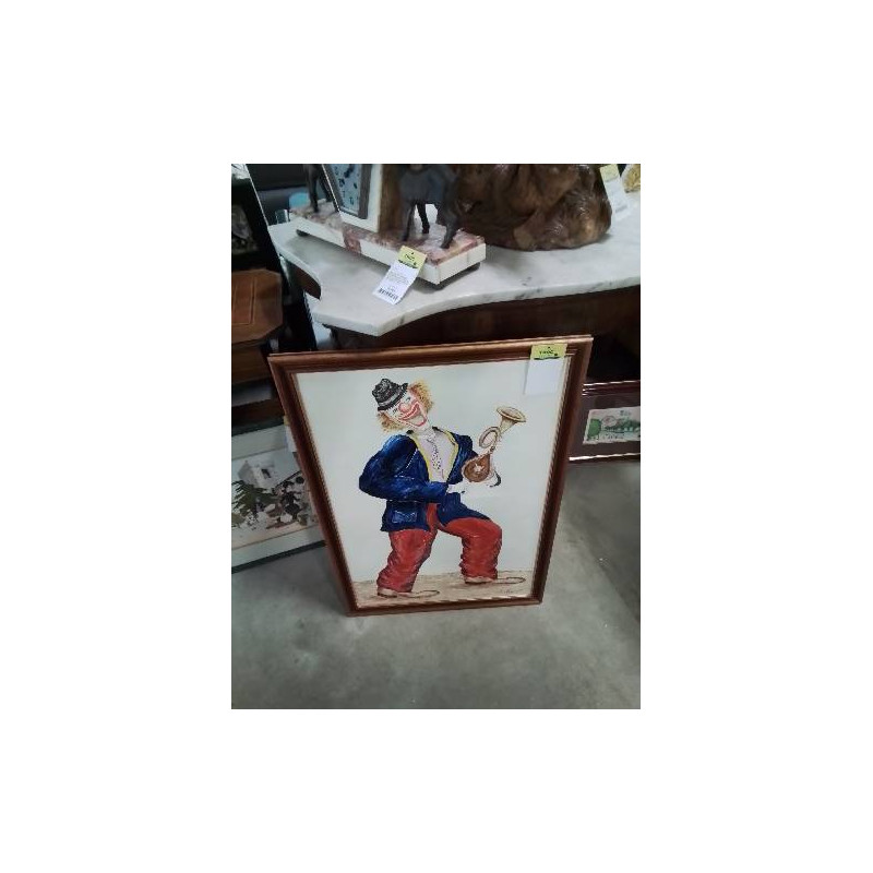 HULE SUR TOILE CLOWN 