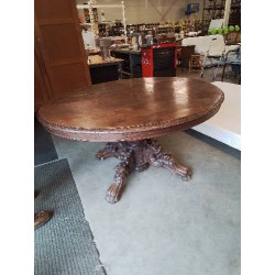 TABLE OVALE CHENE PIÈTEMENT...