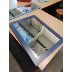 MIROIR RECTANGULAIRE BOIS...