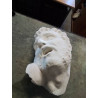 BUSTE D’ATELIER PLATRE A L ANTIQUE 