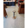SELLETTE RONDE BOIS  A COLONNE TORSADEE 