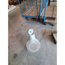 SUSPENSION MÉTAL BLANC...