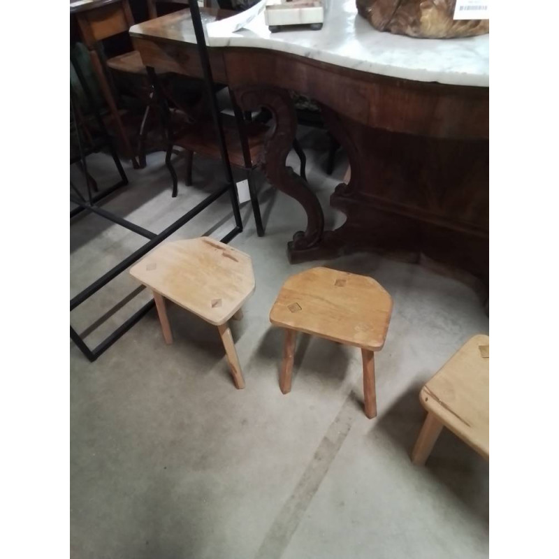 PORTE PLANTE TRIPODE BOIS CLAIR 