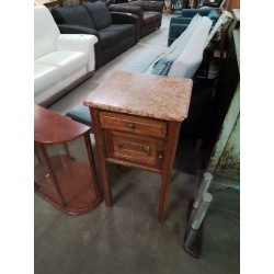 CHEVET BOIS CLAIR MOULURÉ 1...