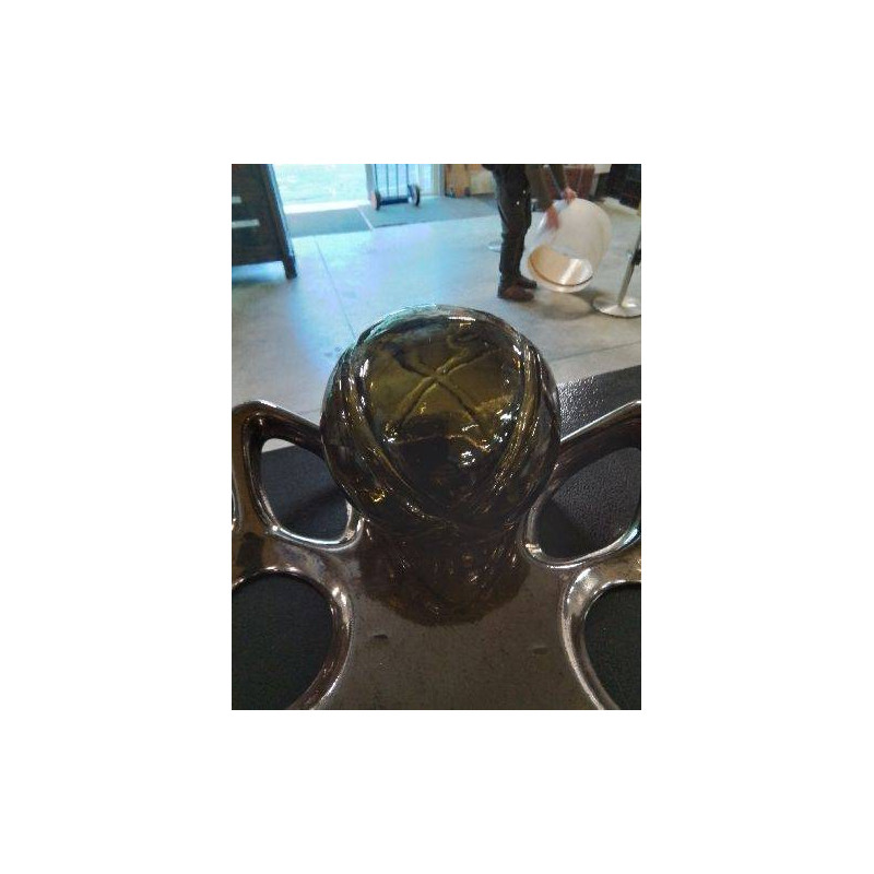 BOULE VERRE SOUFFLÉ TEINTÉ VERT