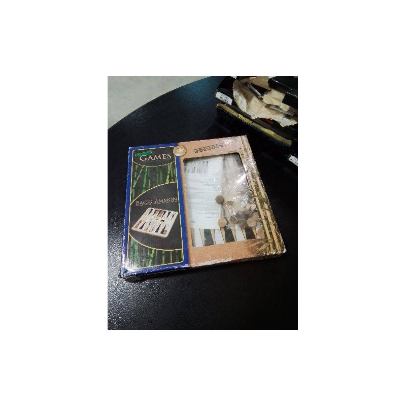 JEU BACKGAMMON BAMBOU GREEN GAMES 