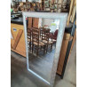 MIROIR RECTANGULAIRE BOIS ARGENTÉ 