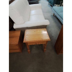 CHEVET A COLONNES PIN 1 TIROIR