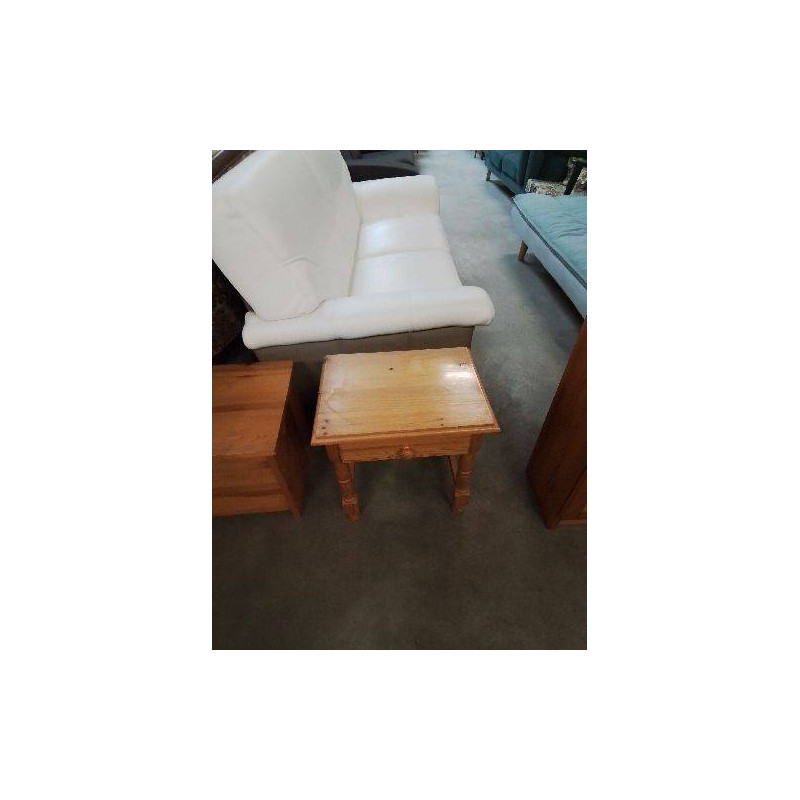 CHEVET A COLONNES PIN 1 TIROIR