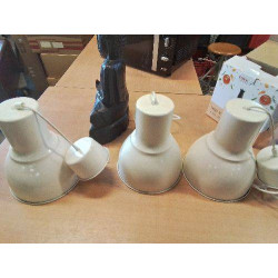 SUSPENSION MÉTAL BLANC 