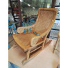 ROCKING CHAIR ENFANT BOIS ASSISE ET DOSSIER OSIER 